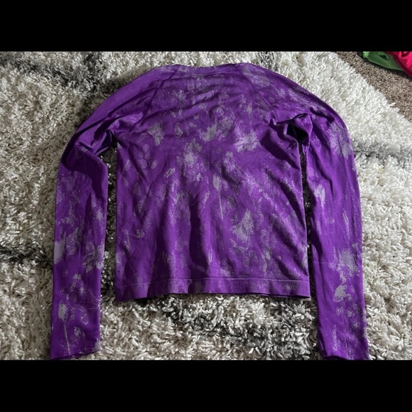 Lululemon Swiftly Tech Long Sleeve Shirt 2.0 *Race Length Shadow Bloom Moonlit - Picture 3 of 3